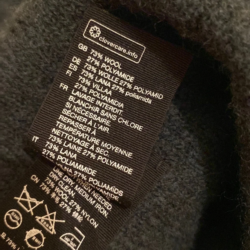& Other Stories Forest Green Knit WOOL BLEND Hat